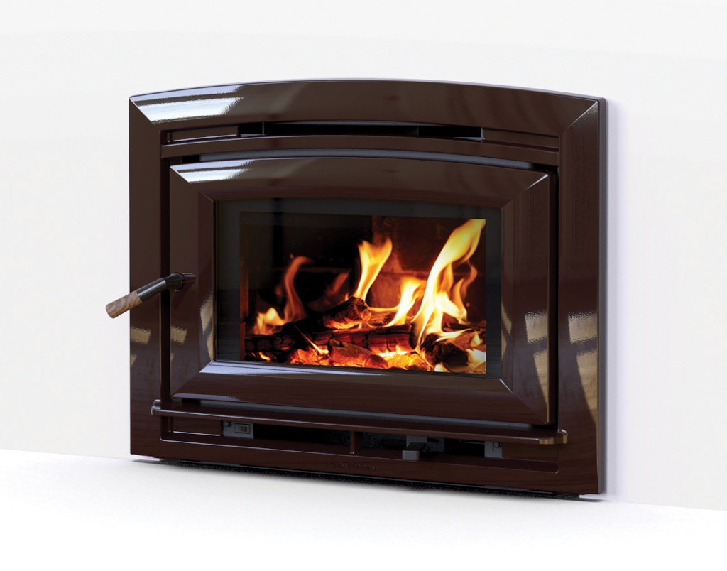 GMI 70 Wood Fireplace Insert Brown Enamel